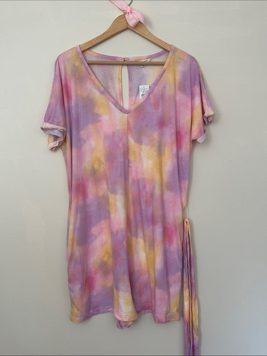 American Eagle Outfitters Pants - American Eagle Outfitters Pastel Tie-Dye Jumpsuit Romper - Pink, Purple, Yellow